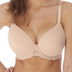 **Freya** Women's Expression Underwire Demi Plunge Molded T-Shirt Bra